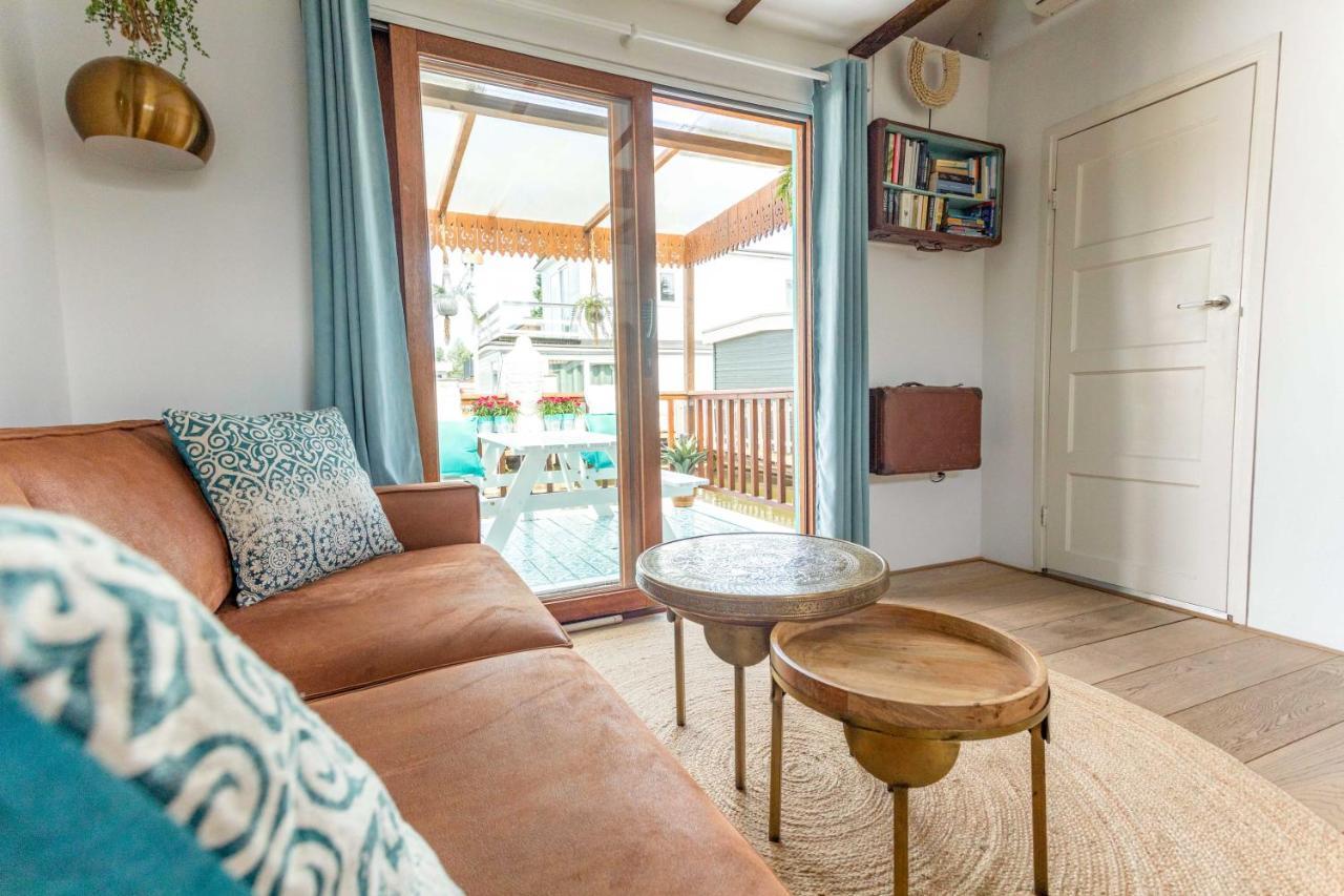 House Boat Studio With Waterfront Terrace Amsterdam Zewnętrze zdjęcie