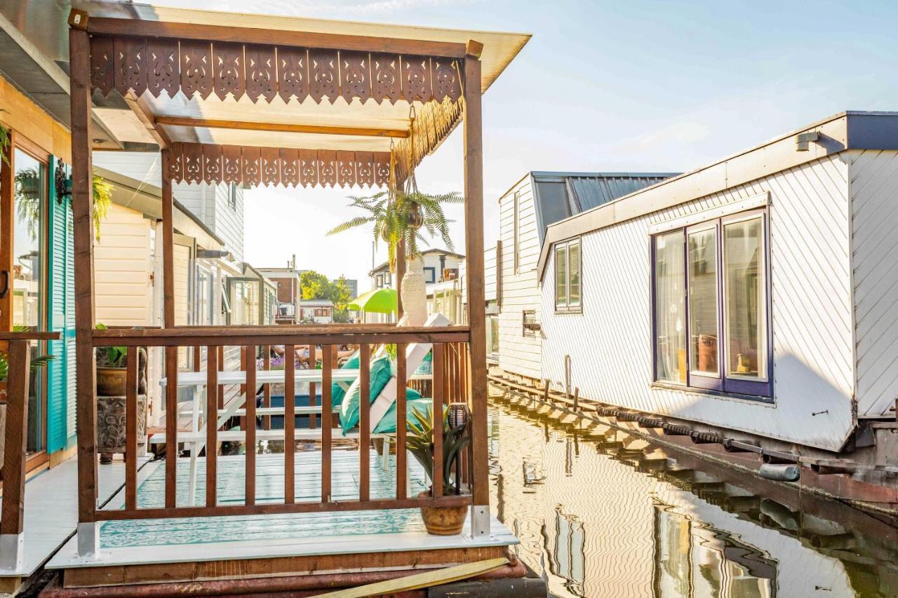 House Boat Studio With Waterfront Terrace Amsterdam Zewnętrze zdjęcie